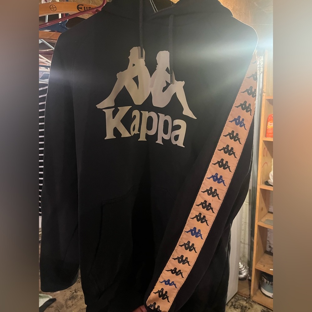 It’s a kappa sweatshirt